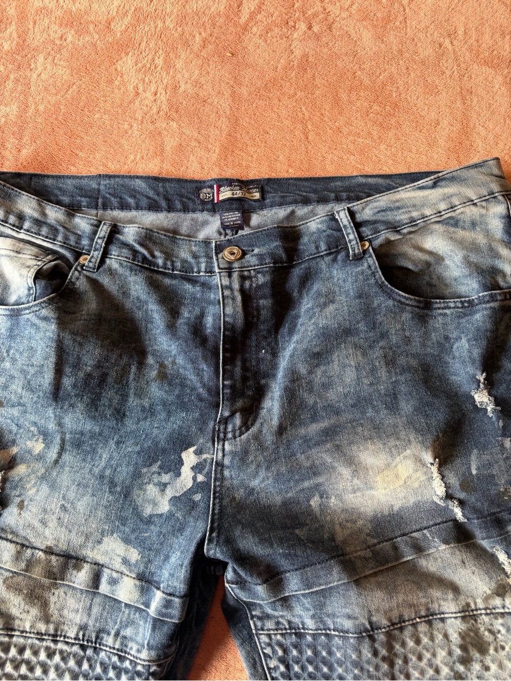 Men's Relaxed Blue Washed Jeans